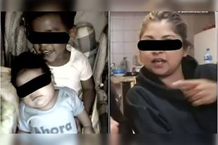 Madre asesina a sus hijos con solventes