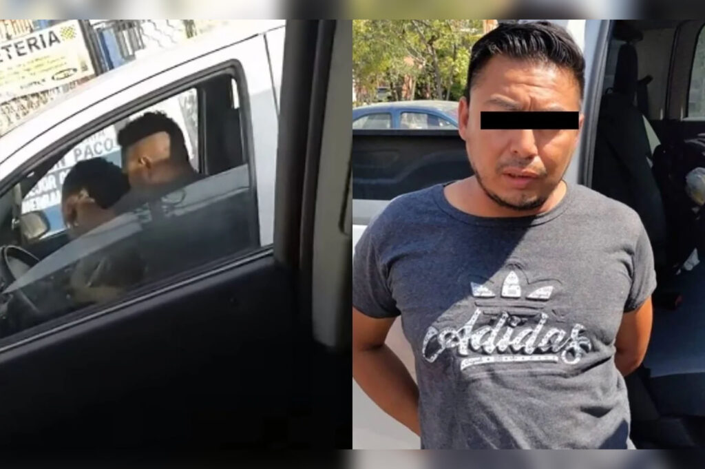 Este es el sujeto que agredía a una mujer en el interior de un vehículo en Escobedo Nuevo León; ya fue detenido